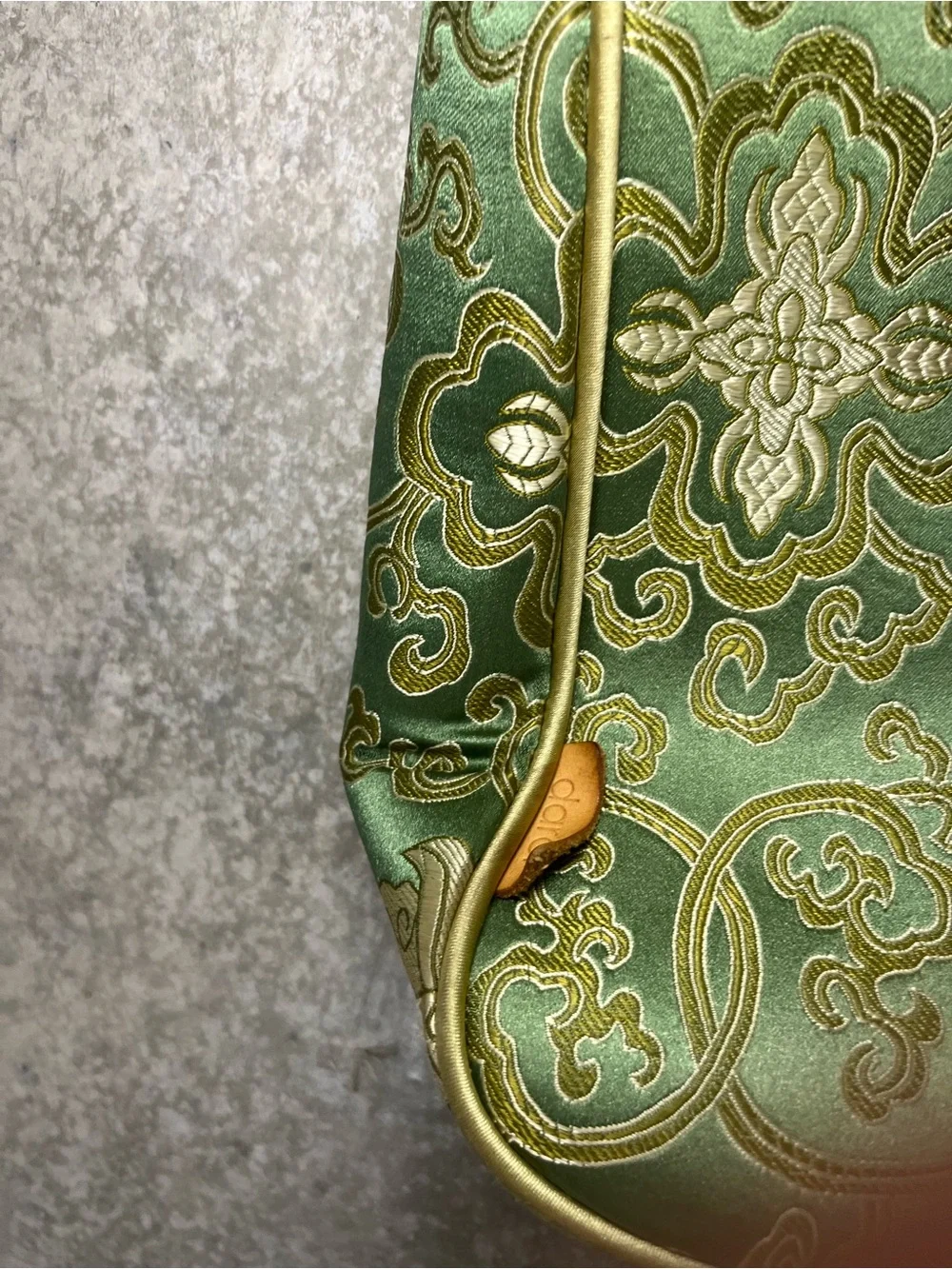 Darci Designer silk messenger bag
